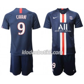 Paris Saint-Germain CAVANI 9 Barn Hjemmedraktsett 2019-2020 Kortermet (+ Korte bukser)